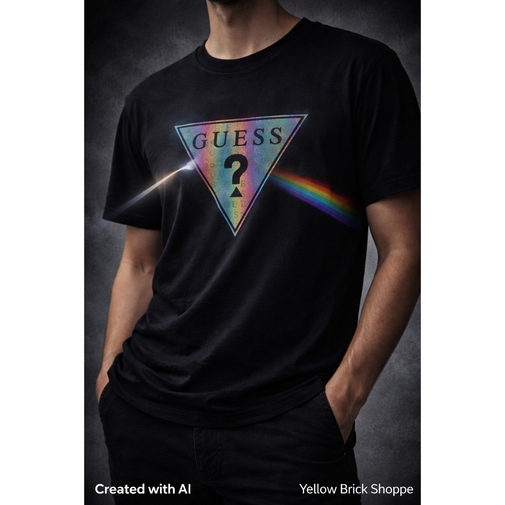 GUESS Los Angeles Graphic Logo T-Shirt – Men's XL‎